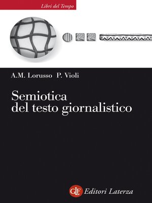 cover image of Semiotica del testo giornalistico